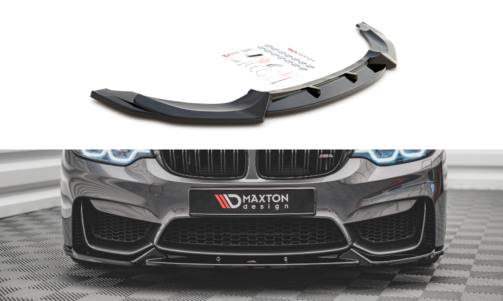 Front splitters BMW M4 F82 Maxton