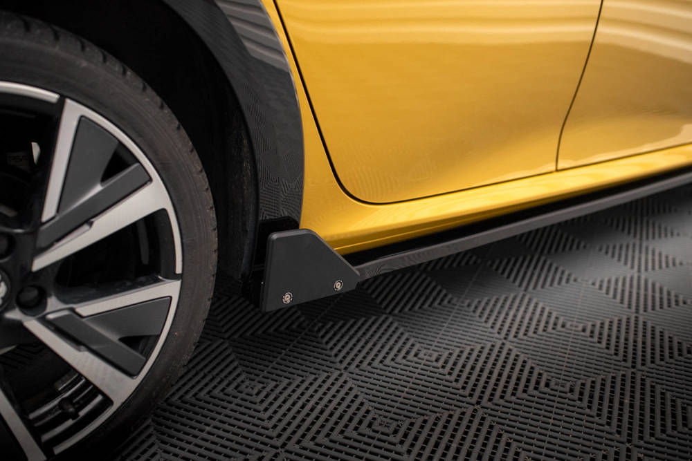 Zijskirts met Canards Peugeot 208 GT Maxton Glans Zwart
