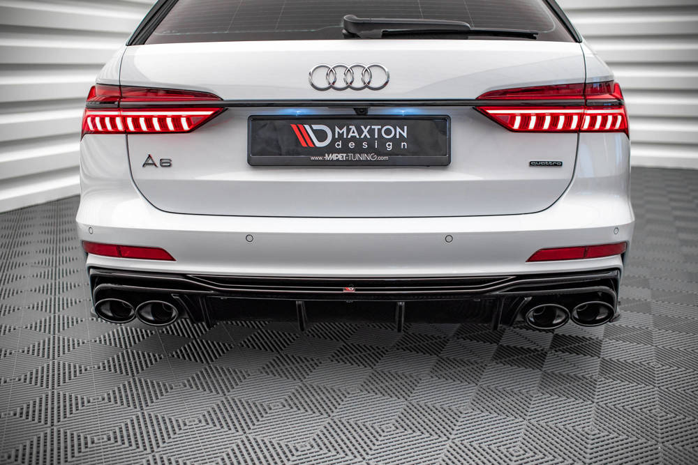 Diffuser Audi A6 C8 S-Line Maxton Glans Zwart Zwarte Sierstukken