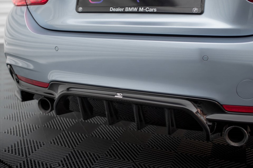 Diffusor BMW 4 Serie F32 F36 M-Pack Glanzend Zwart