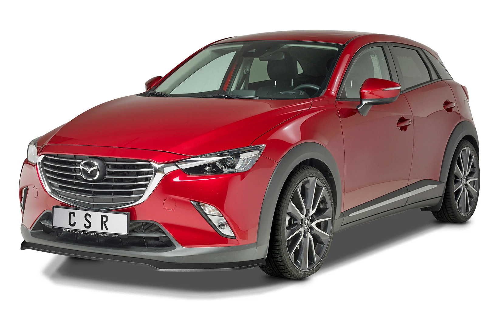Voorspoiler Mazda CX-3 Glans Zwart – CSR Automotive