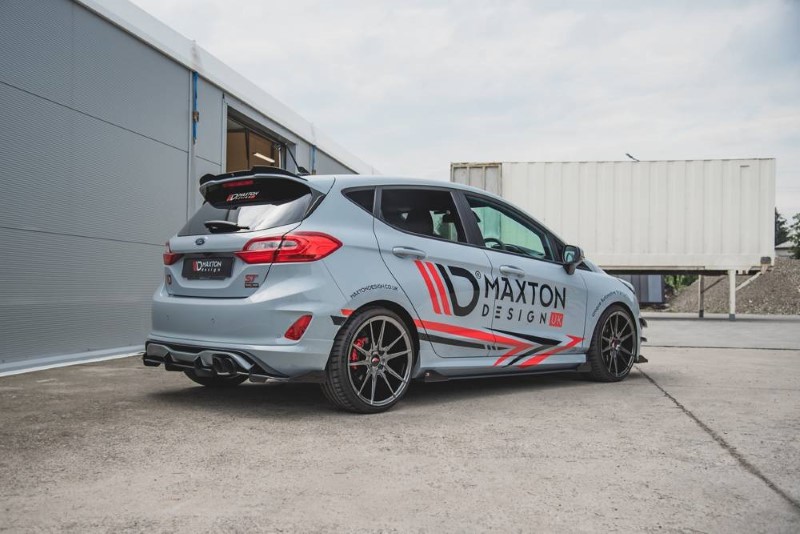 Zijkleppen Ford Fiesta Mk8 ST Glanzend Zwart