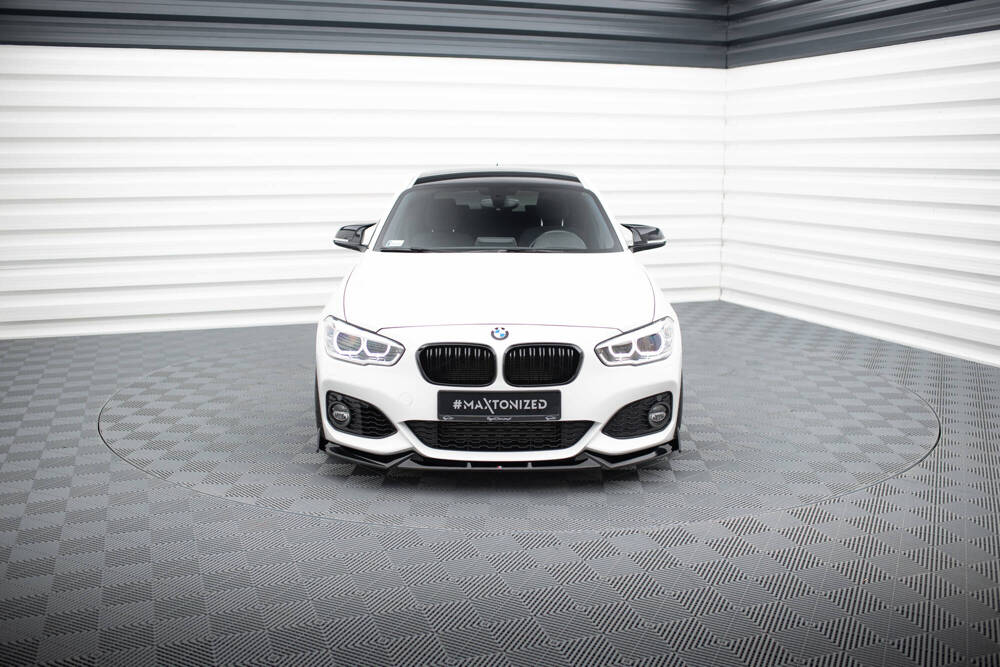 Voorspoiler V.5 + Flaps BMW 1 M-pack / M140i F20 Facelift