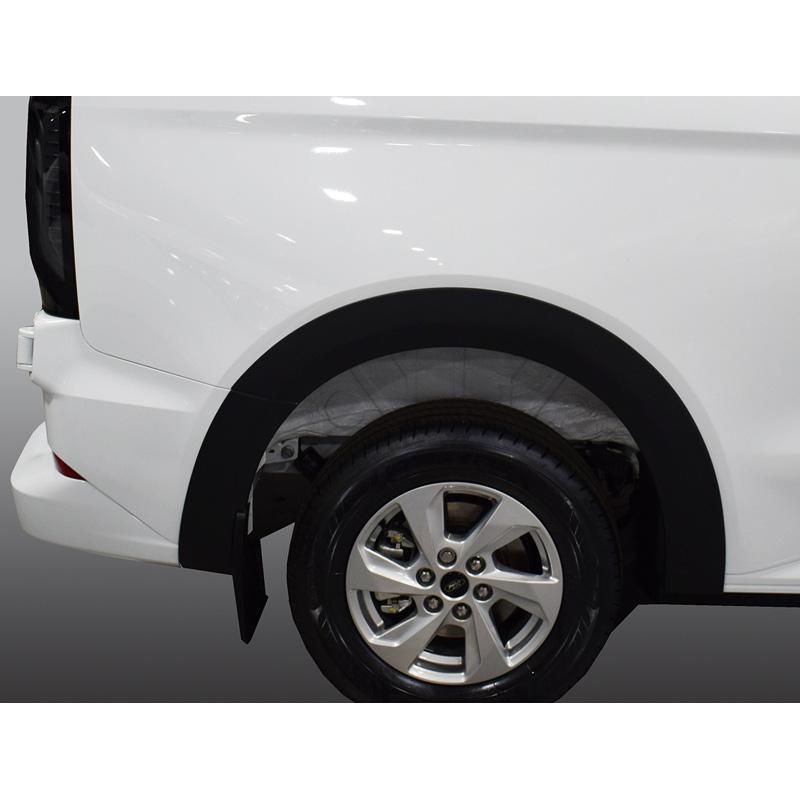 RGM Spatbordverbreders  Ford Transit Custom 2023- Lange wielbasis - Zwart