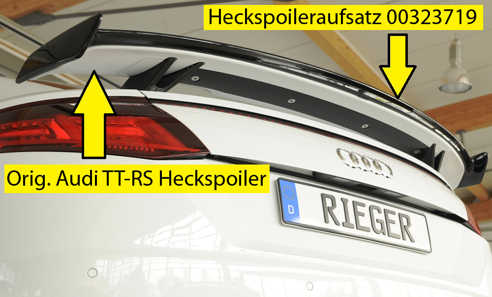 Spoiler Extensie Audi TT RS 8J ABS