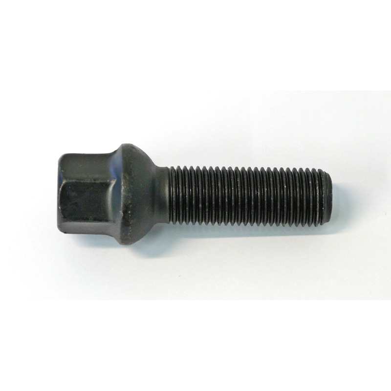 H&R Wheel bolt Round-Head R13 M14x1.5 - Length 37mm - Black VAG