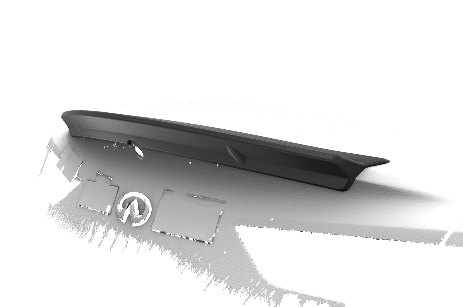 Achterspoiler Infiniti Q60 glans zwart 2016–2022