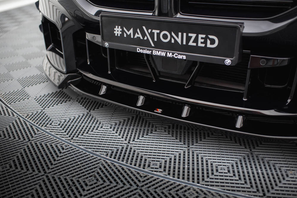 Voorspoiler V.3 BMW M2 G87 Maxton Glans Zwart