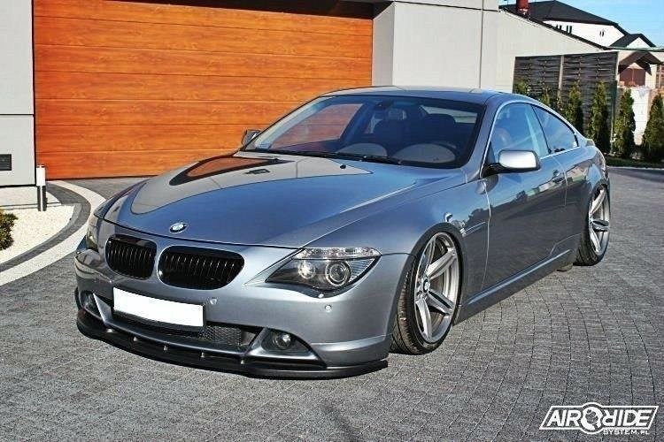 Voorspoiler BMW 6 E63 / E64 (PREFACE MODEL) V.1 Glanzend Zwart