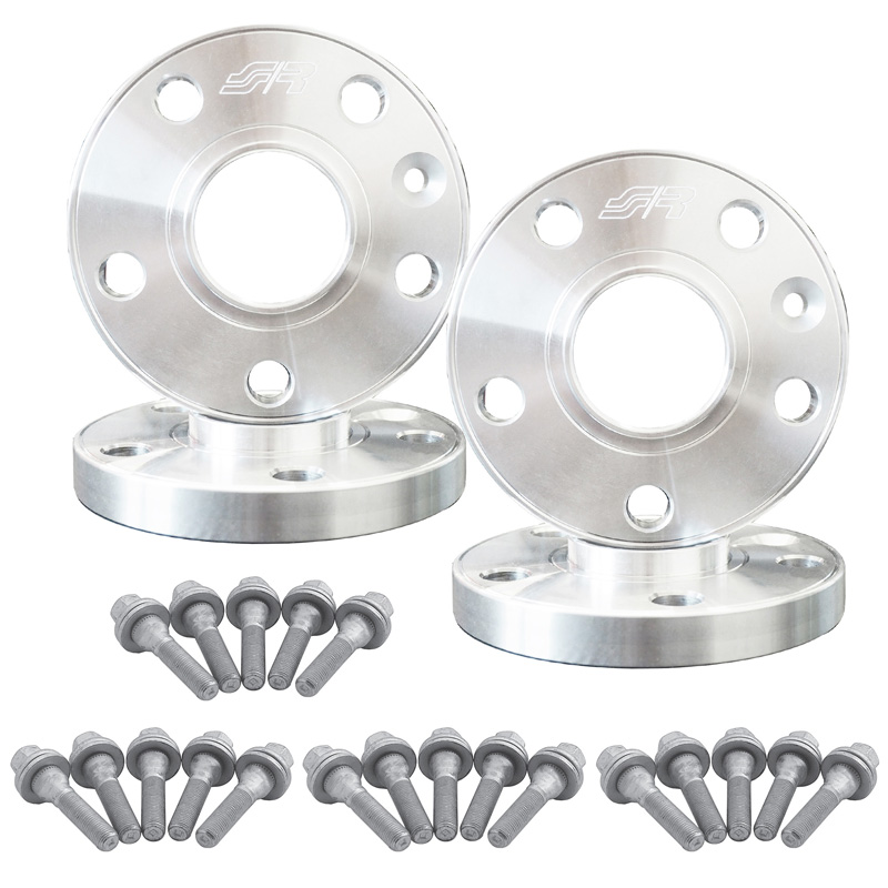 Simoni Racing Aluminium Spoorverbreder Set - 2x16mm(VA) - 2x20mm(AA) (Naaf 65,1mm) inclusief wielbouten -  Peugeot diversen