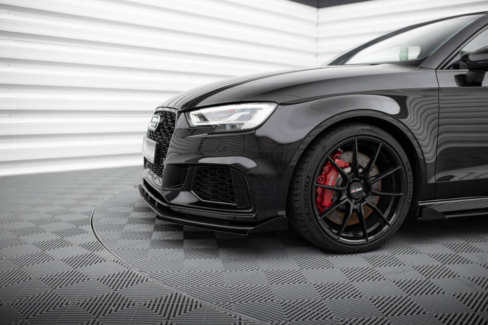 Voorspoiler met Canards Audi RS3 Limousine 8V FL Maxton Street Pro