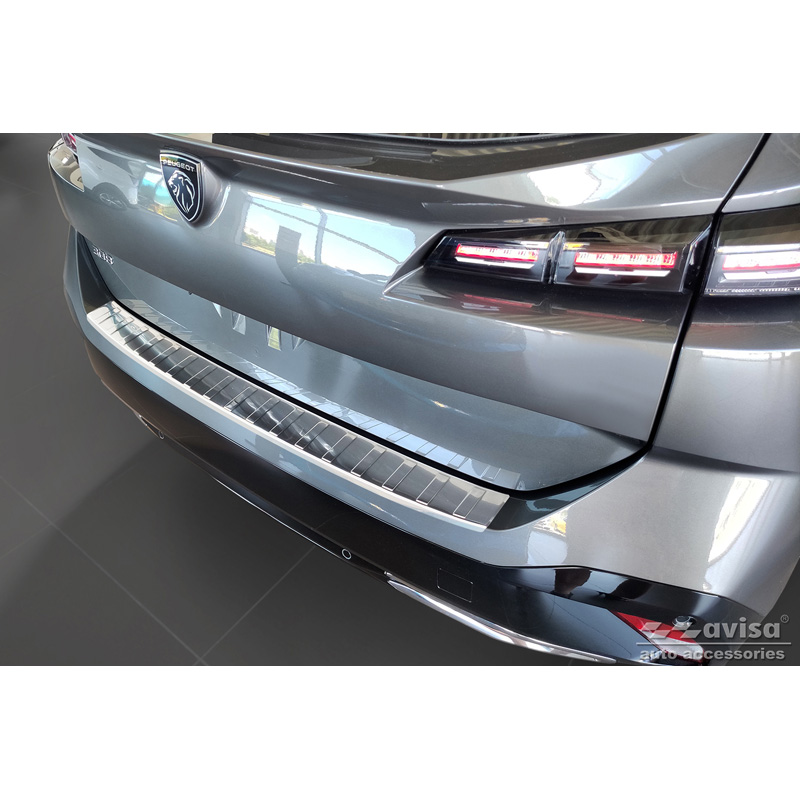 RVS Achterbumperprotector  Peugeot 308 III SW 2021- 'Ribs'