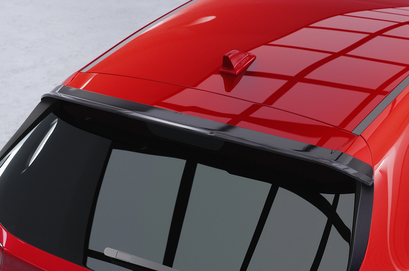 Achterspoiler Kia Rio 4 (YB) Glans Zwart van CSR Automotive (2017-)