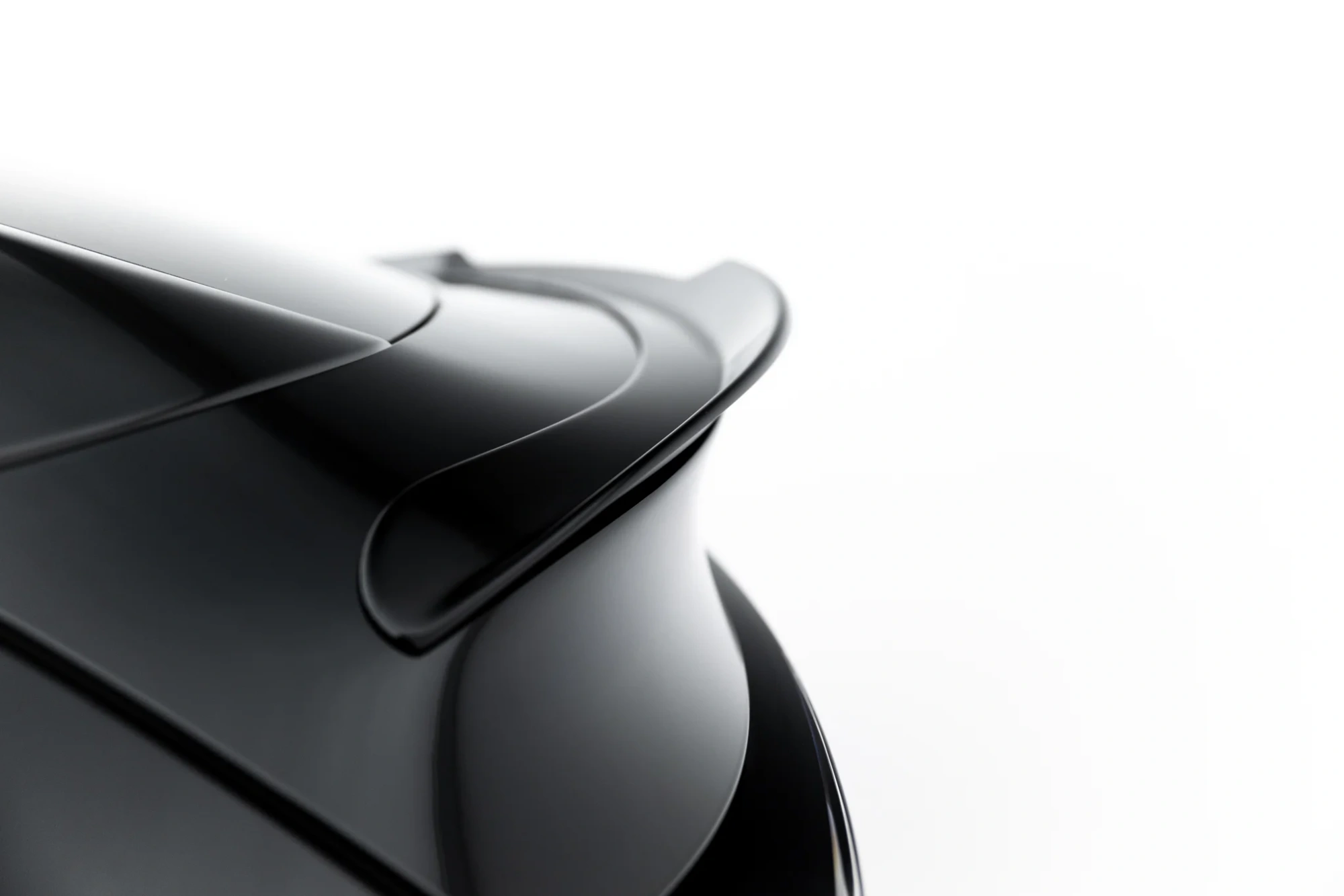 Spoiler Cap Tesla Model Y Premium Mk1 Facelift Maxton Glans Zwart