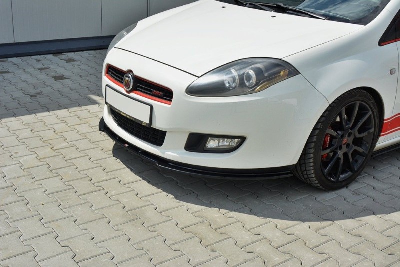 Voorspoiler Fiat Bravo MK 2 SPORT Glanzend Zwart