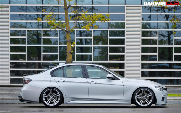 BMW 3 Series F35 M-Tech GV Style Carbon Fiber Zijskirts 2011-2019