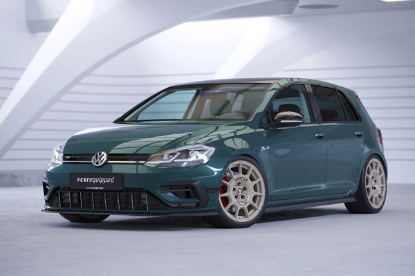 Voorspoiler | Cup Spoilerlip met ABE voor VW Golf 7 R / R-Line