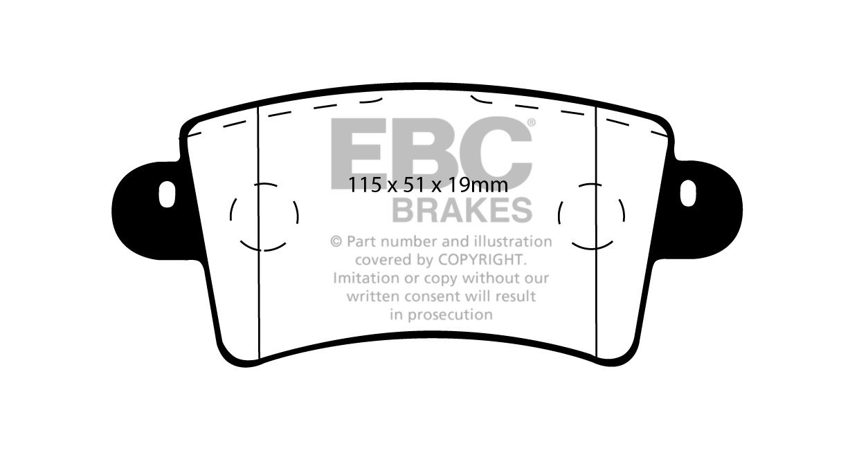EBC Brakes VAUXHALL BEDRIJFSWAGEN Movano 2.5 TD (16" Wheels) 200