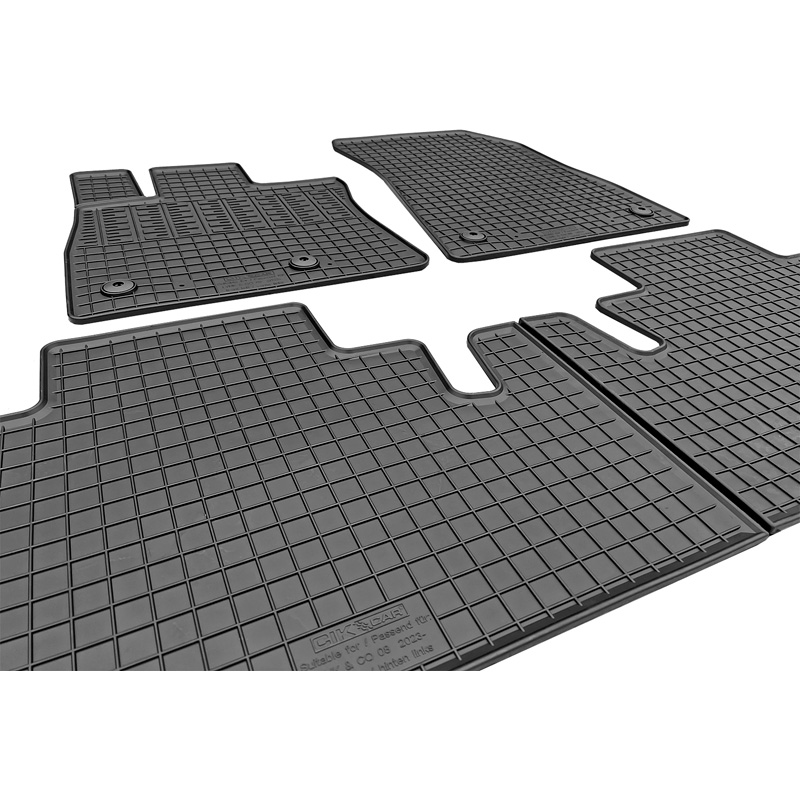 CIKCAR Rubber matten  Lynk & Co 08 2023- (3-delig + montagesysteem)