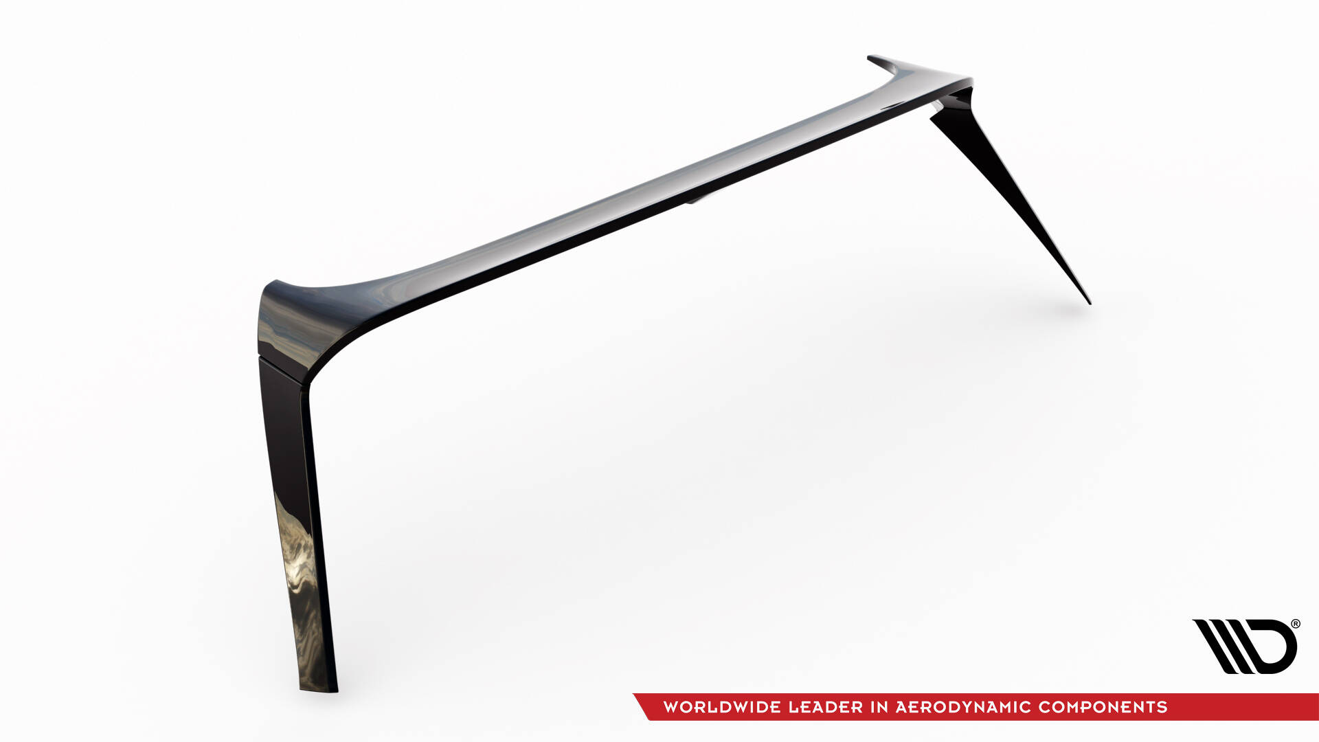 Spoiler Volkswagen Golf R / GTI / R-Line Hatchback Mk7 / Mk7 Facelift Maxton Glanzend zwart