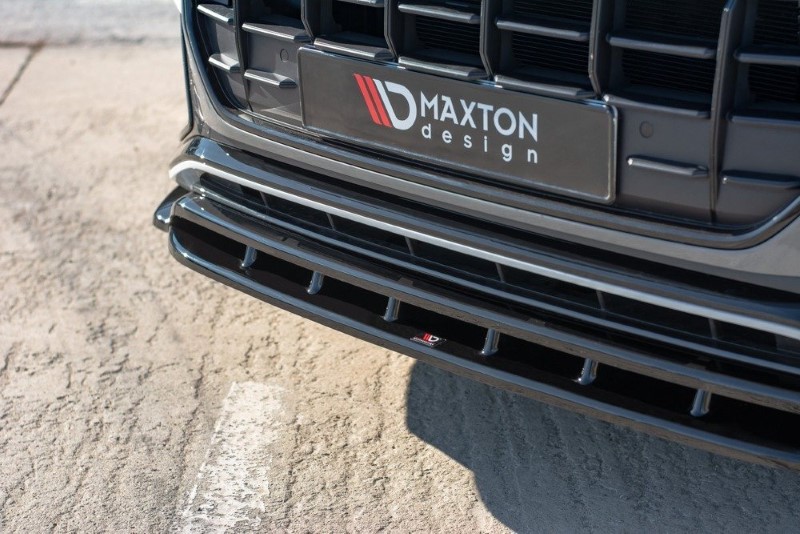Voorspoiler Audi Q8 S-Line / SQ8 Maxton Glans Zwart