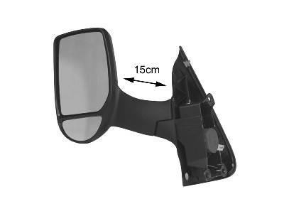 spiegel, lange arm (15 cm), links Ford Transit, 2000-2006