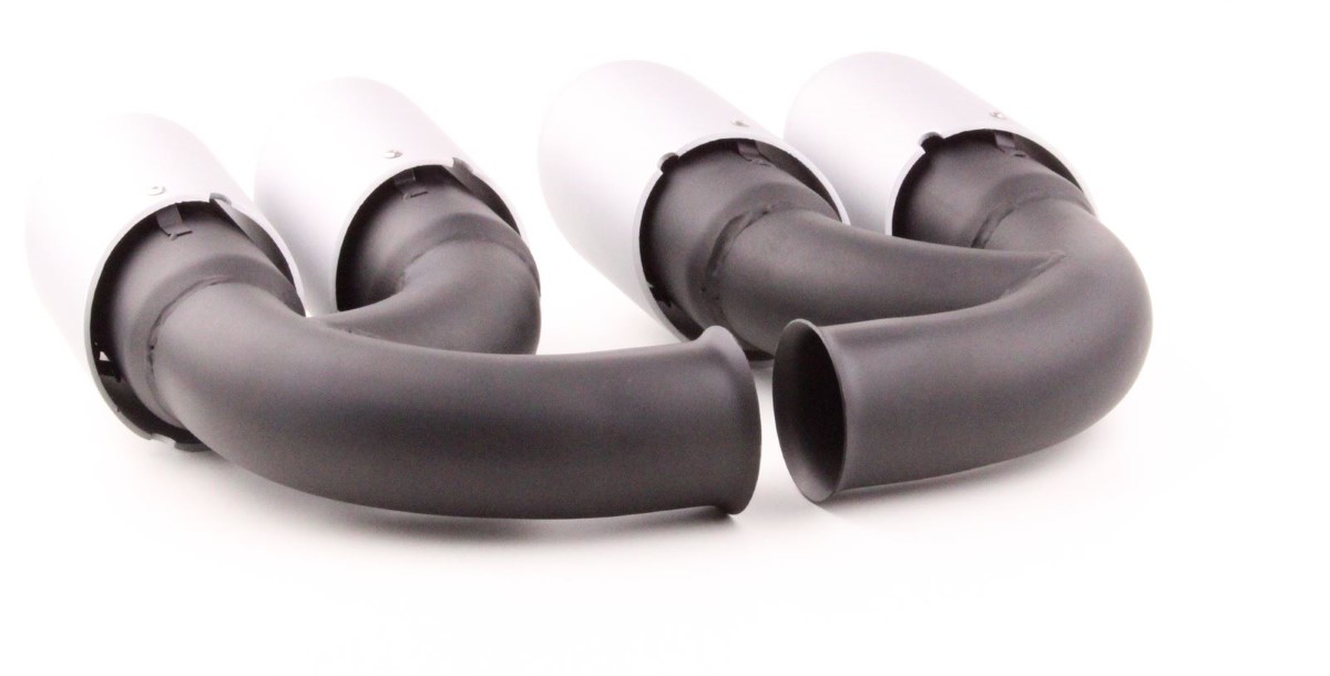Exhaust tips Porsche Cayenne 958 92A Facelift GTS Look 14-17