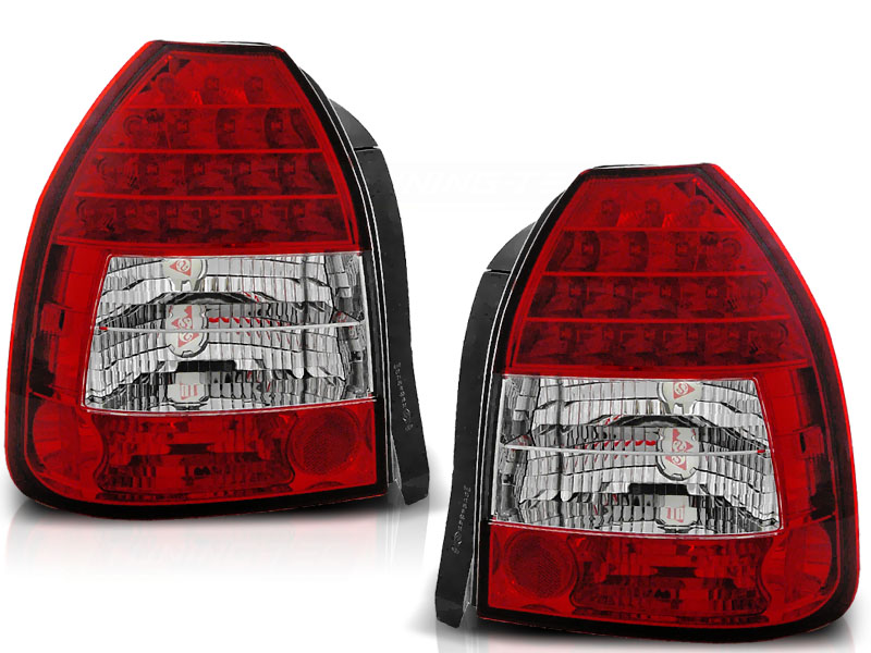 Luces traseras Honda Civic 96-01 3 door LED rojo/blanco