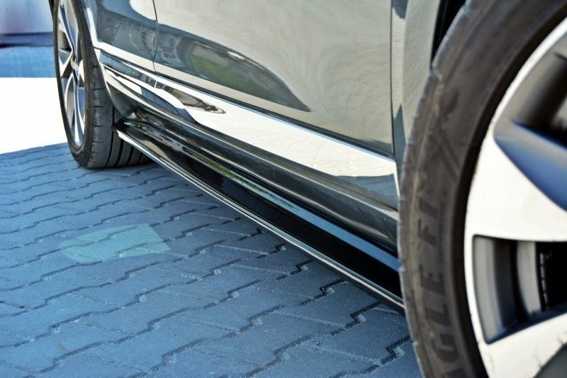 Zijskirts Diffusers Citroen DS5 Facelift Glanzend Zwart