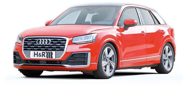 H&R Verlagingsveren Audi Q2 4WD Diesel 2016- 45mm (excl. adaptie