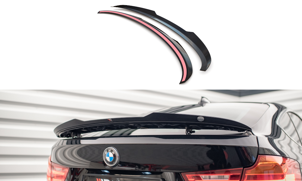 Spoiler BMW 3 Serie GT F34 Maxton Glans Zwart