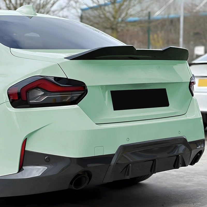 Achterspoiler  BMW 2-Serie G42/G87 Coupe 2021- (ABS Glanzend zwart)