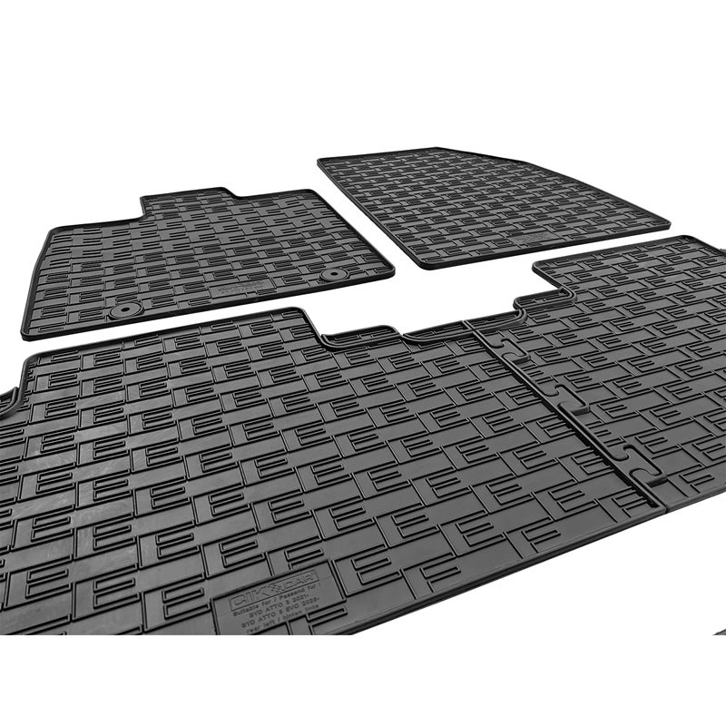 CIKCAR Rubber matten  BYD Atto 3 Evo 2026- (4-delig + montagesysteem)