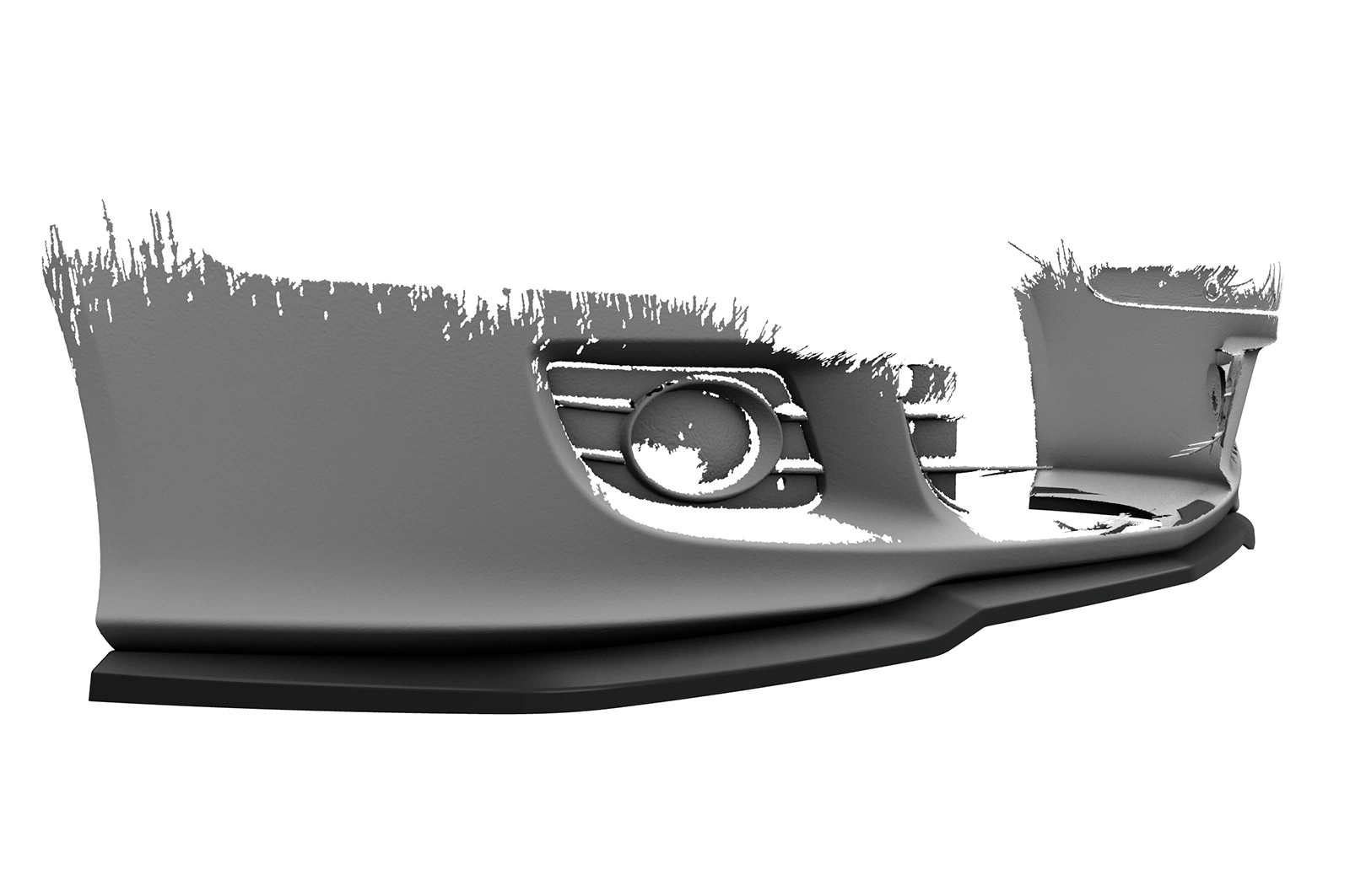 Voorspoiler Mercedes-Benz CLK A209 / C209 Glans Zwart van CSR Automotive (2005-2009 Facelift)