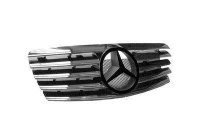 grille, zwart, 05/2001-Mercedes A klasse, W168, 1997-2004