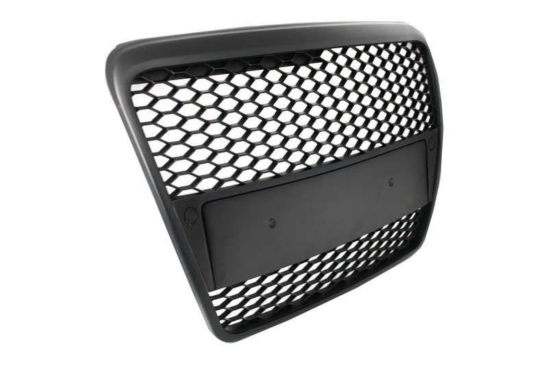 Grille Audi A6 4F C6 (2004-2007) RS Design Matte Black Embleemlo