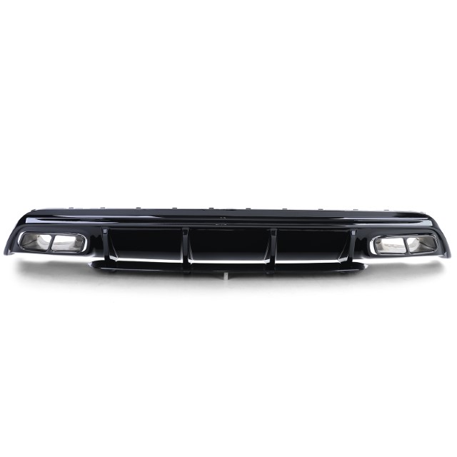 Diffusor Mercedes W176 A45 Edition Glans zwart, zwart Sierstukken