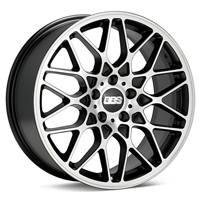 Velgen BBS RX R zwart polish 10x20 5x112 ET42