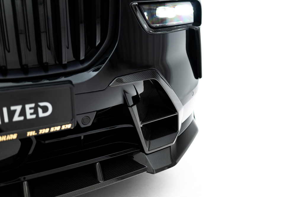 Carbon Voorbumper Side Vents BMW X7 M-Pack G07 Facelift Maxton