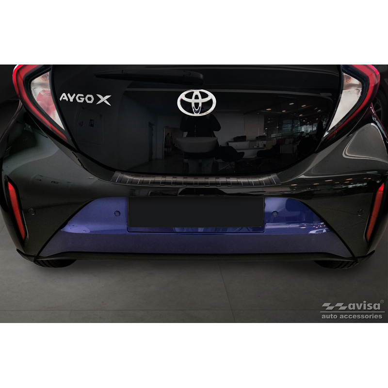 RVS Achterbumperprotector  Toyota Aygo X 2022- 'Ribs'