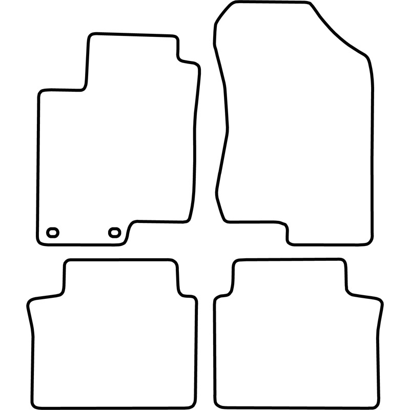 Automatten Velours  Hyundai Sonata 2005-2010