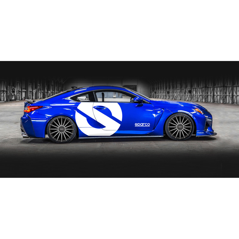 4-Delige Sparco Wieldoppenset Torino 14-inch zwart/zilver