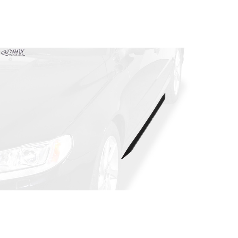 Sideskirts 'Slim'  Volvo S80 2006-2016 & Volvo V70 2007-2016 (ABS zwart glanzend)