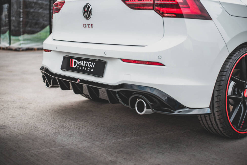Diffuser V.1 Volkswagen Golf 8 GTI Maxton Glans Zwart