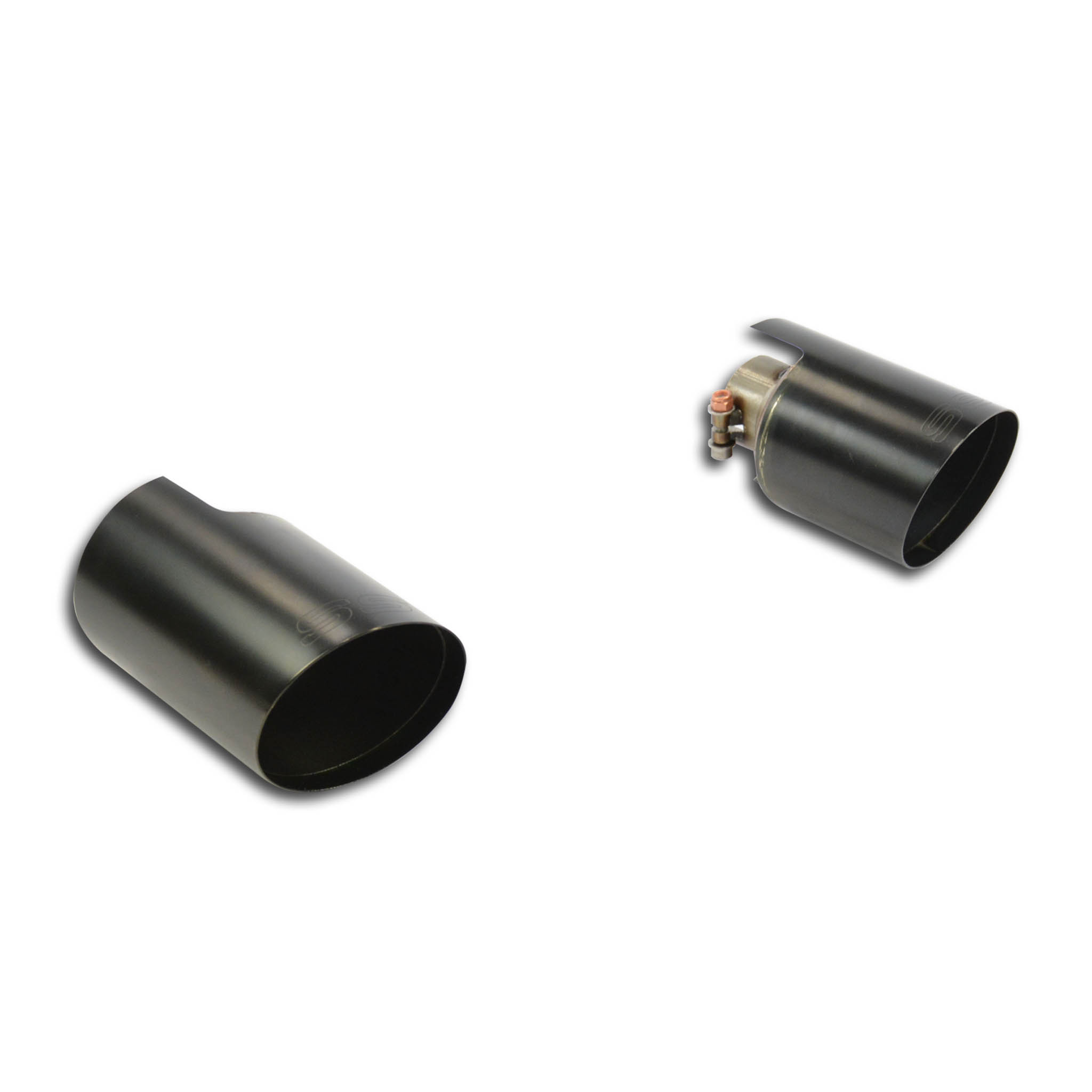 595 ABARTH 1.4T "Turismo" (165 Hp) (Ø65) 2016 Endpipe kit "Race" Black Right O100 - Left O100