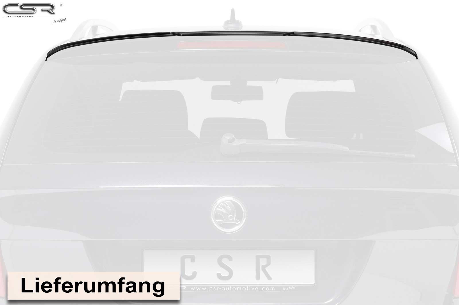 Achterspoiler Skoda Superb II (Typ 3T) Kombi (2008–2015) Glans Zwart – CSR Automotive