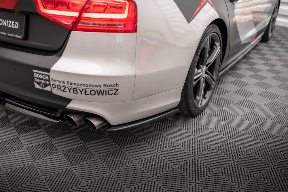 Zijdiffuser Audi S8 D4 Maxton Glans Zwart