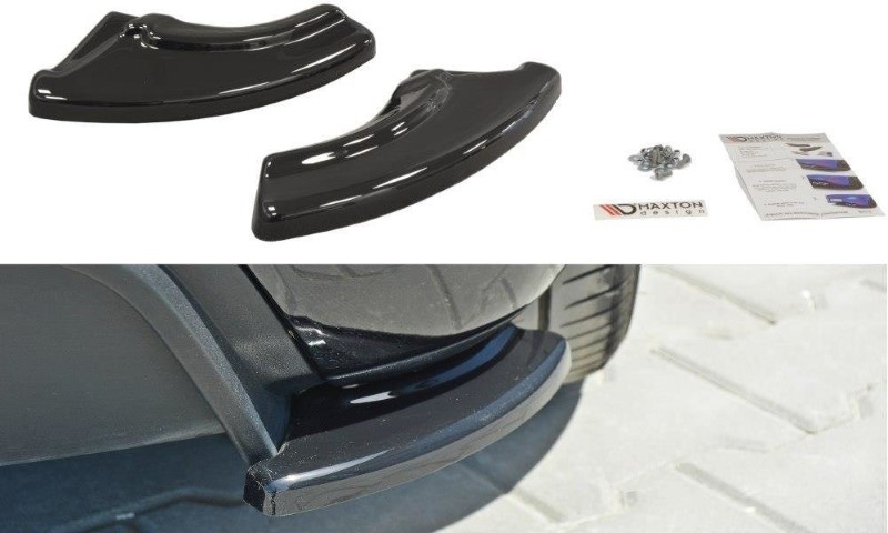 Achterzij Spoilers Fiat Punto Evo Abarth Glanzend Zwart