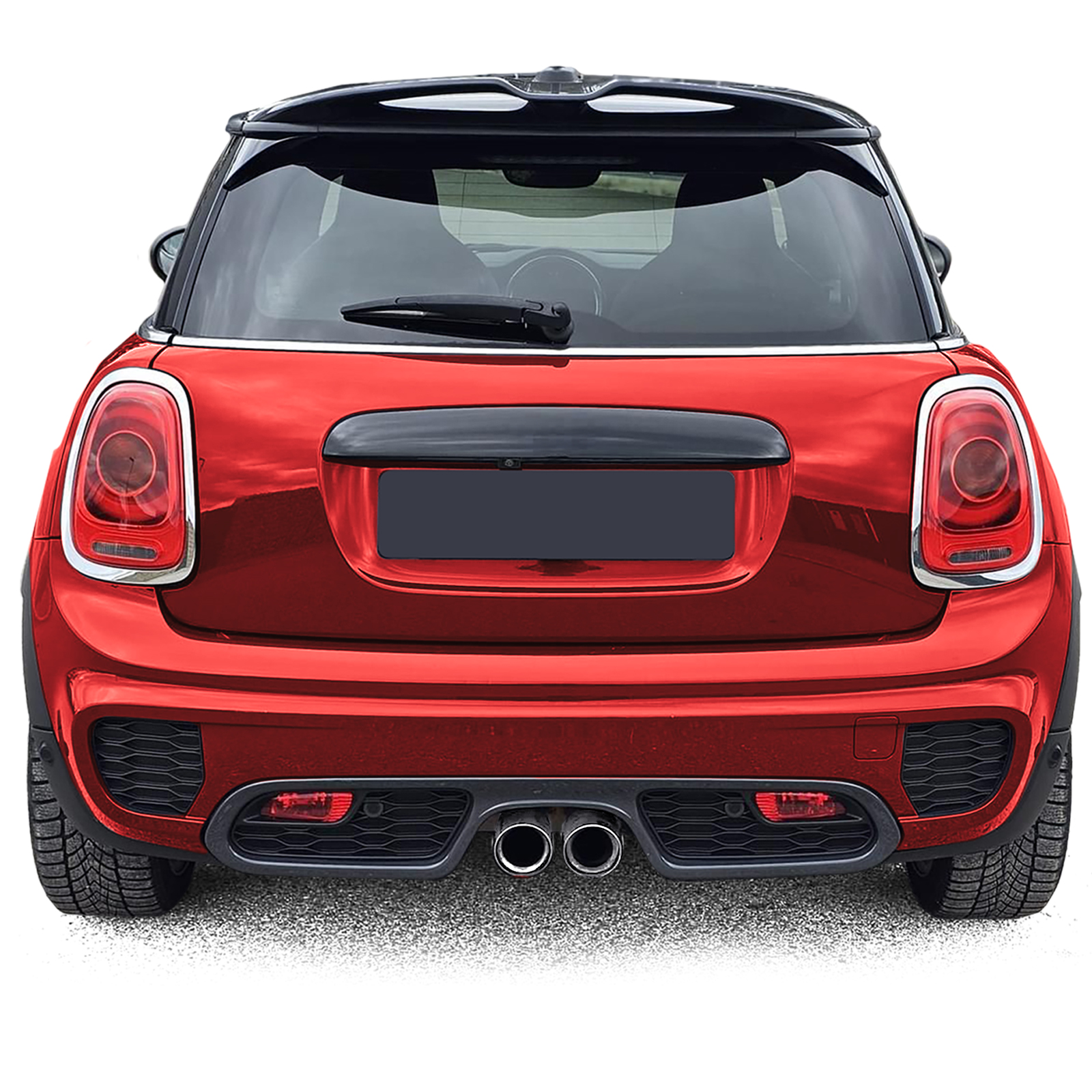 RVS Achterbumperprotector 'Deluxe' Mini One/Cooper F56 3-deurs 3
