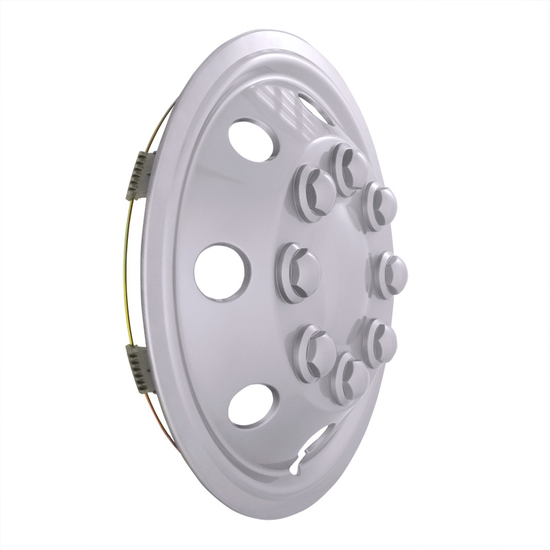 4-Delige Wieldoppenset Utah 16-inch zilver (extra bol)